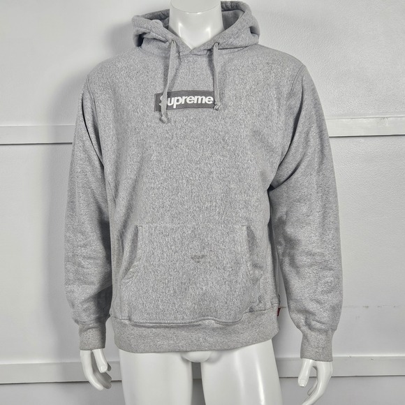Supreme Other - Supreme Box Logo Hoodie Heather Grey 2024 Embroidered Mens XL
